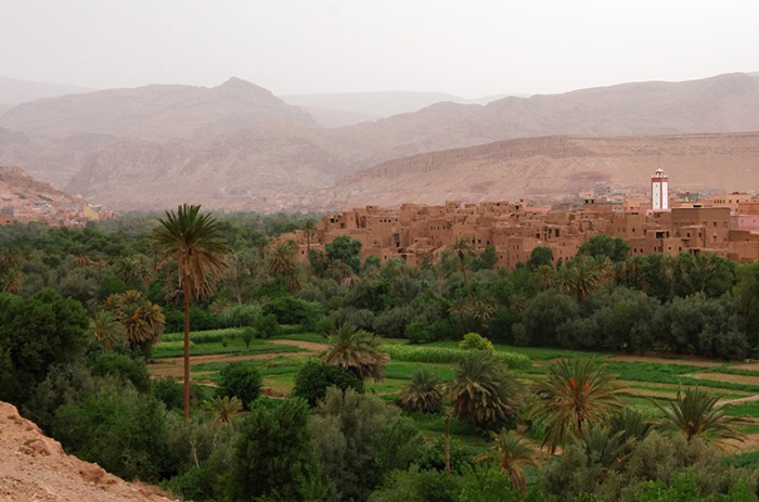 Střední Atlas, údolí řeky Zíz, Maroko