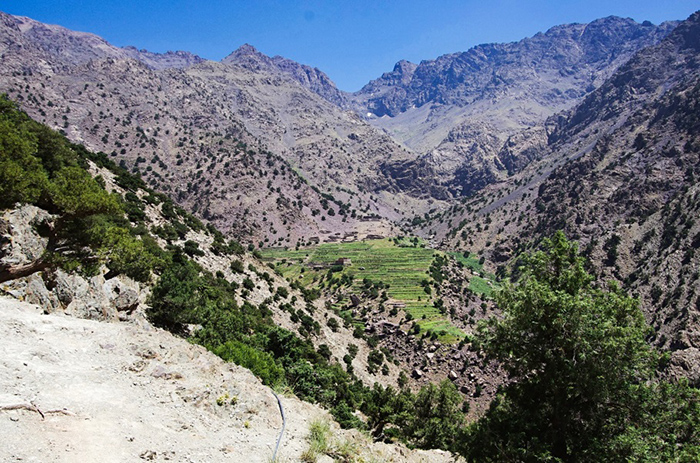Vysoký Atlas: údolí Azzadene