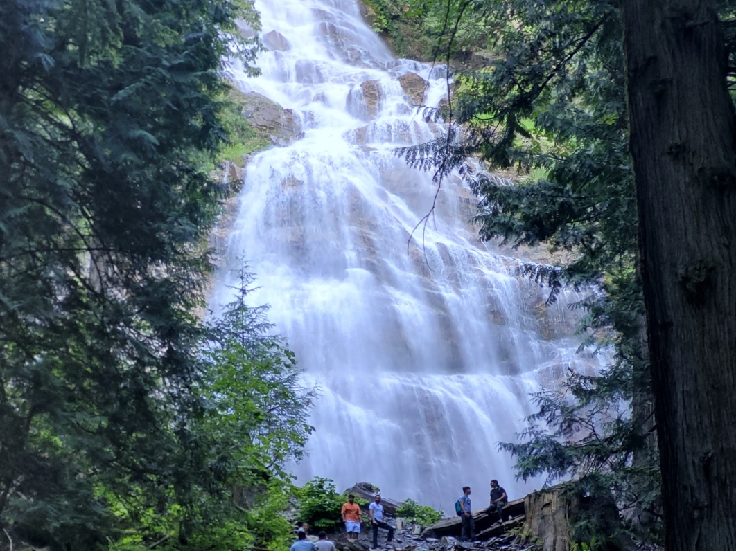 Bridal Veil Falls na přítoku řeky Fraser