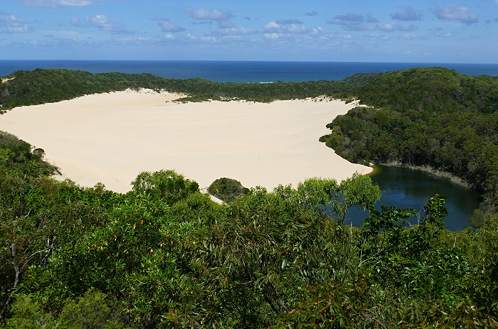 Austrálie: Fraser Island – oblast písečných přesypů