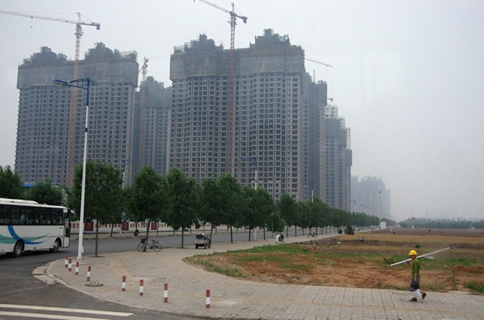 Luoyang – výstavba nových bytových domů