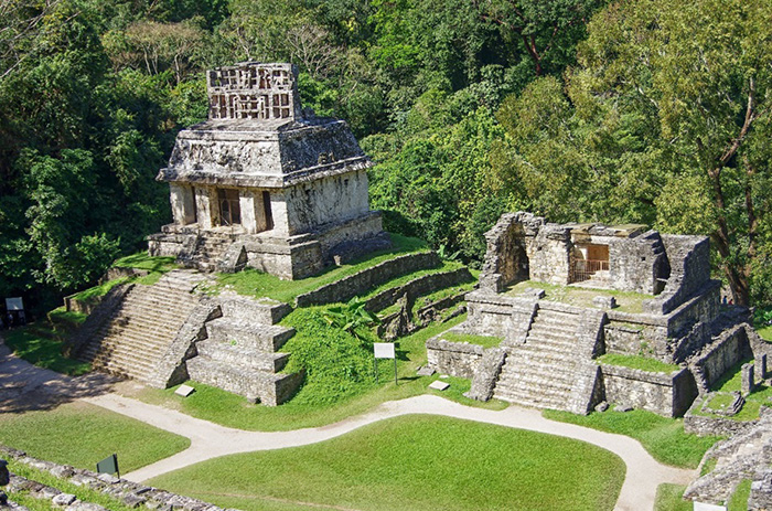 Palenque - skupina Chrámů kříže