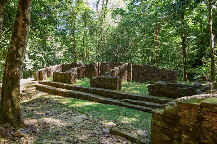 Palenque: zbytky obytných budov