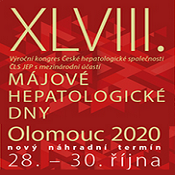 XLVIII. májové hepatologické dny, Olomouc, 28.-30. 10. 2020