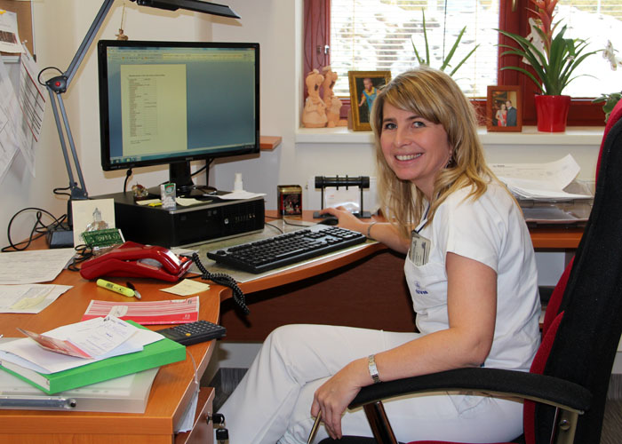 Vrchní sestra Mgr. I. Koudelková